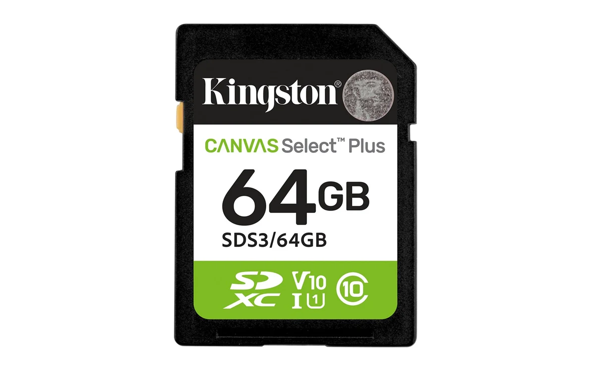 KINGSTON SDXC Canvas Select Plus Gen3