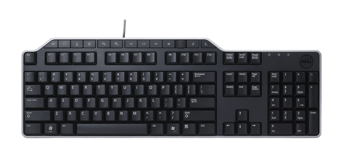 Klawiatura Dell KB-522 przewodowa biznesowa multimedialna USB czarna