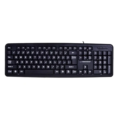 Klawiatura Esperanza Florida EK129 USB 2.0, Czarna