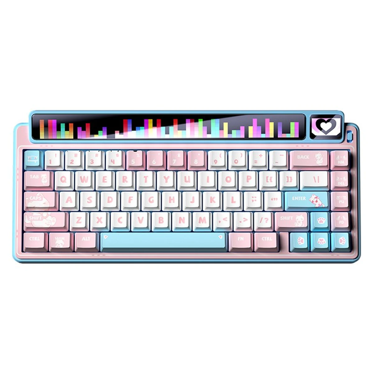 Klawiatura mechaniczna LEOBOG AMG65 z przełącznikami Blue LightFeather i podświetleniem RGB