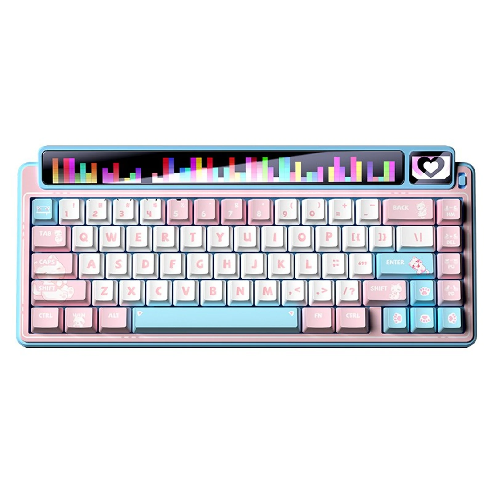 Klawiatura mechaniczna LEOBOG AMG65 z przełącznikami Blue LightFeather i podświetleniem RGB