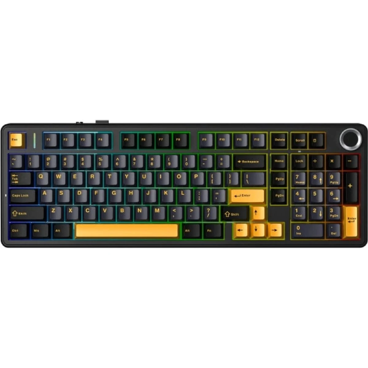 Klawiatura mechaniczna F99 Pro Thunder Black StarVector Switch RGB Aula