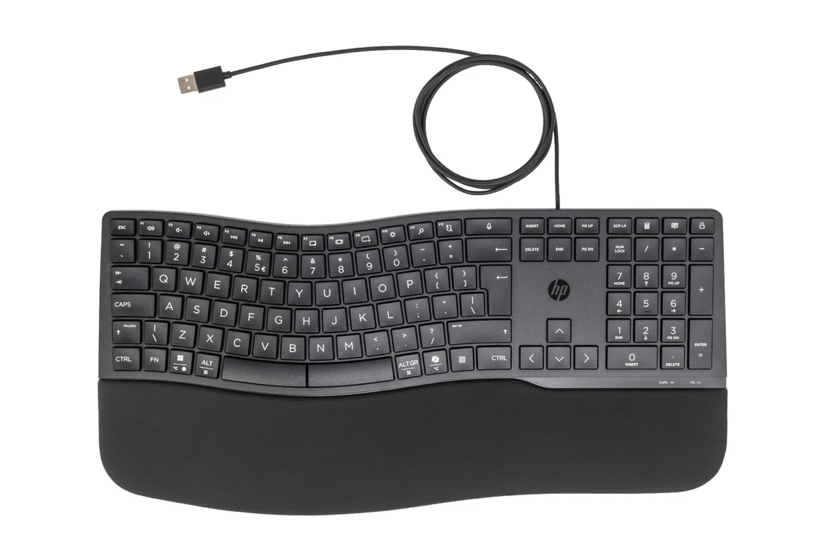 Klawiatura HP 480 Comfort Wired Keyboard czarna