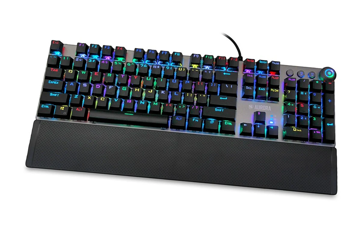 Klawiatura mechaniczna IBOX AURORA K-4 RGB, czarna