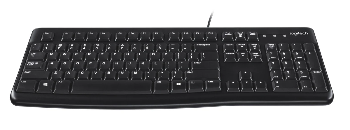 Klawiatura membranowa Logitech K120, czarna