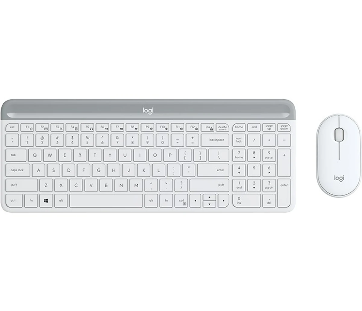 Zestaw klawiatura + mysz Logitech MK470 Biały