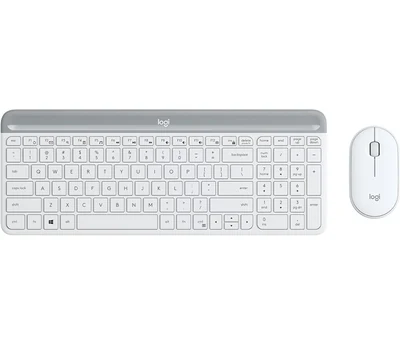 Zestaw klawiatura + mysz Logitech MK470 Biały