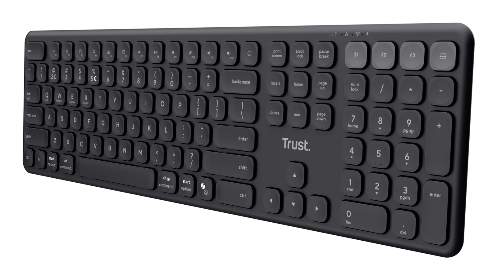 Klawiatura Trust VAIYA WIRELESS US Black — zdjęcie 1 z 7
