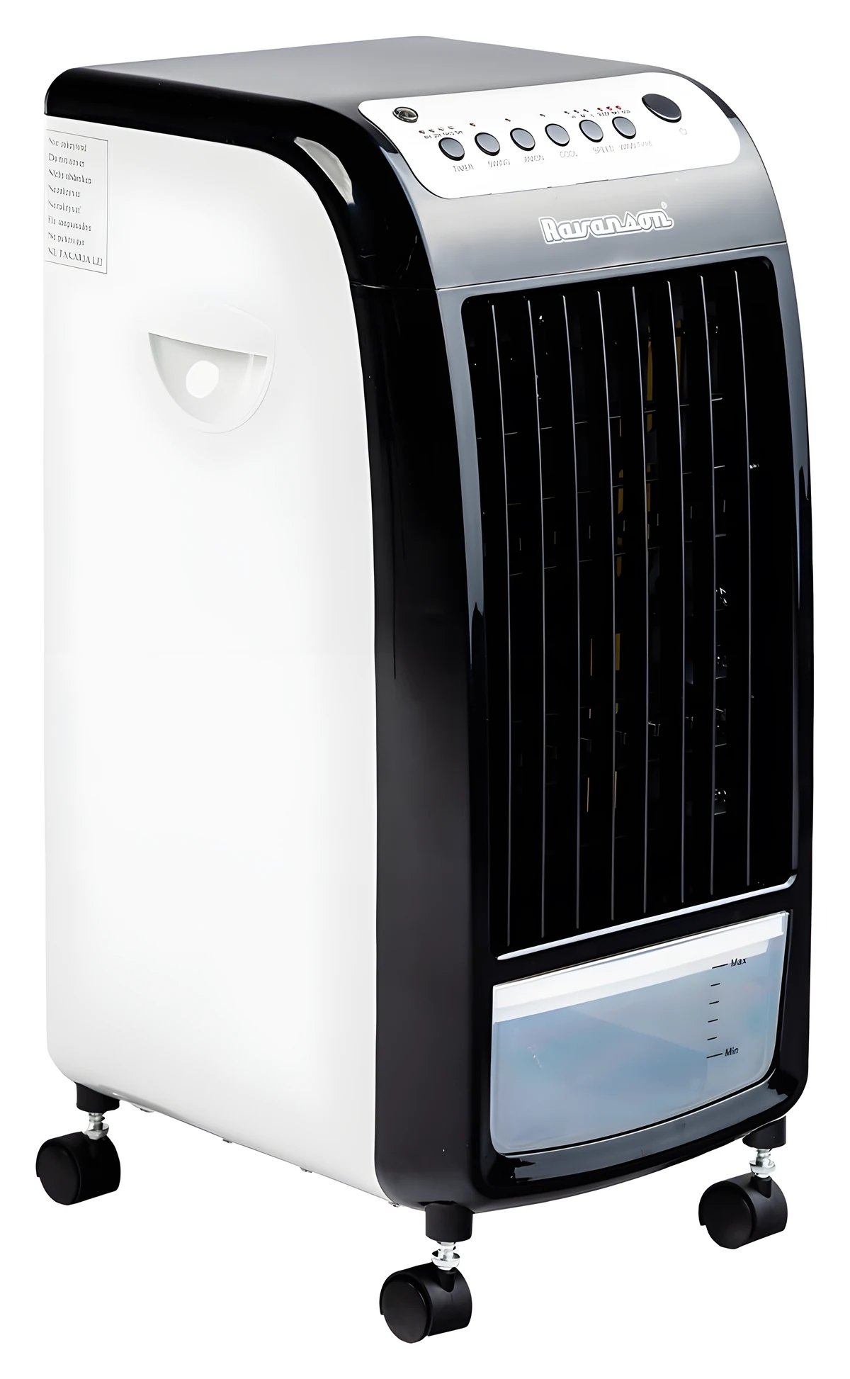 Klimator przenośny Ravanson KR-2011 (75W; 3 prędkości, przepływ powietrza: 444 m3/h, pilot, timer)