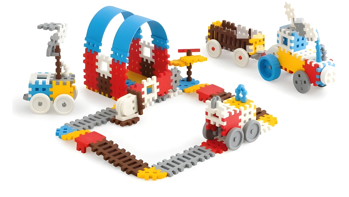 Klocki konstrukcyjne Marioinex Mini Waffle, 140 szt.