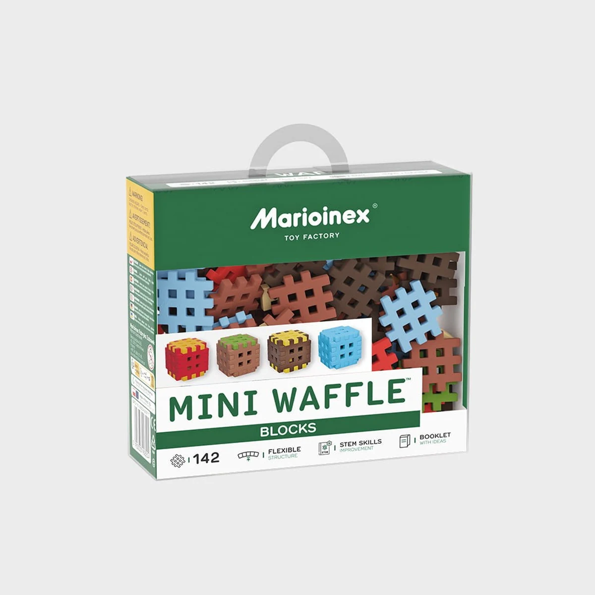 Klocki konstrukcyjne Marioinex Mini Waffle, 142 szt.