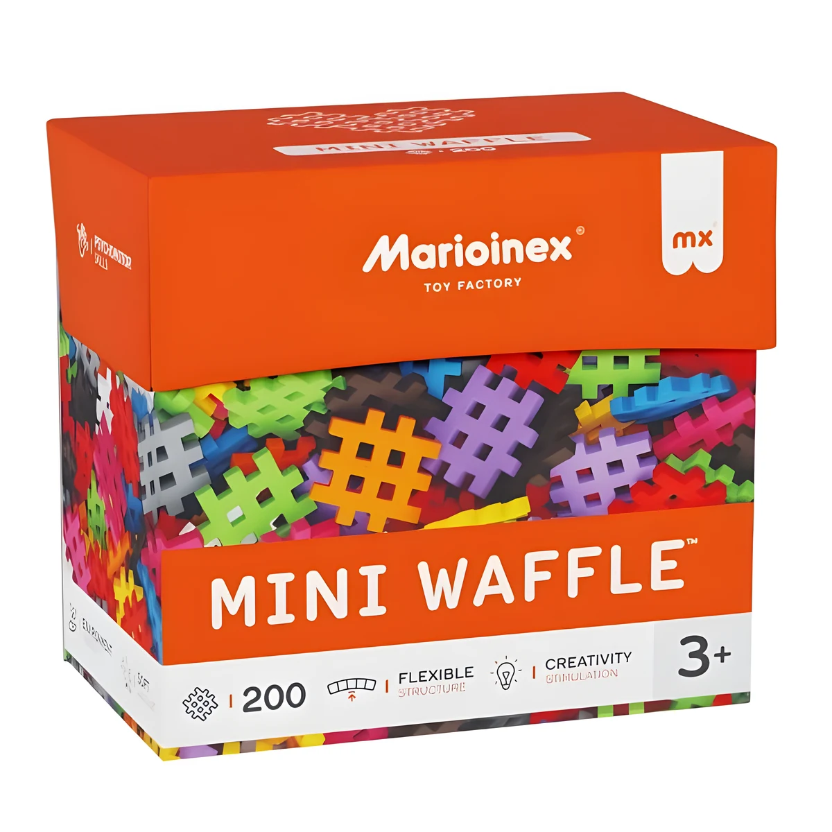 Klocki konstrukcyjne Marioinex Mini Waffle, 200 szt.