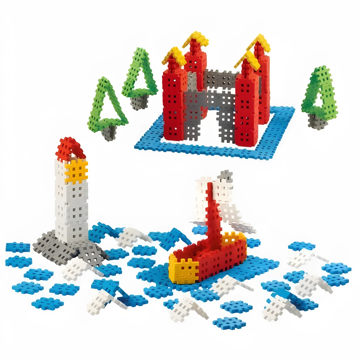 Klocki konstrukcyjne Marioinex Mini Waffle, 200 szt.
