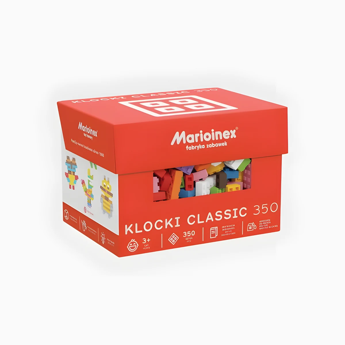 Klocki konstrukcyjne Marioinex Mini Waffle Classic, 350 szt.