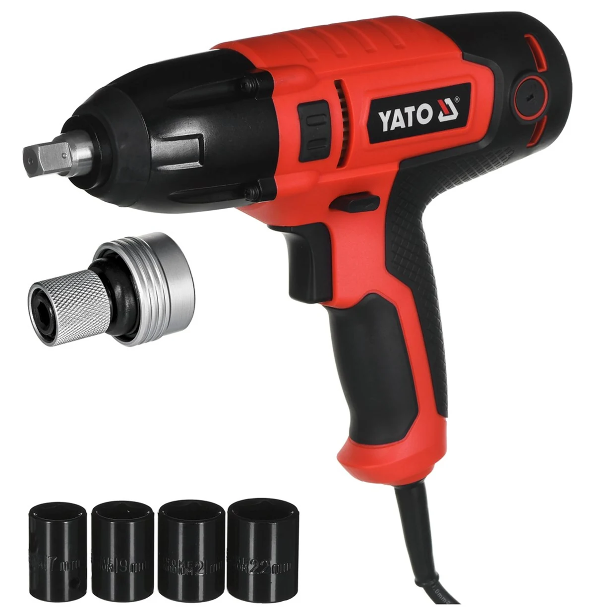 Klucz udarowy elektryczny Yato 1/2" 450W/450Nm
