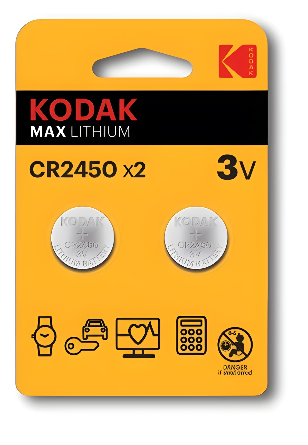 KODAK BATERIE LITOWE MAX CR 2450 X 2