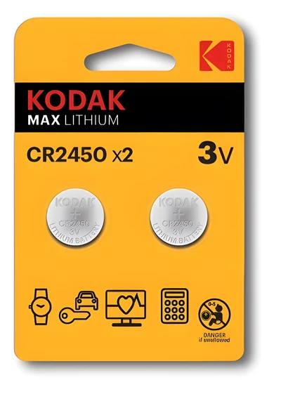 KODAK BATERIE LITOWE MAX CR 2450 X 2