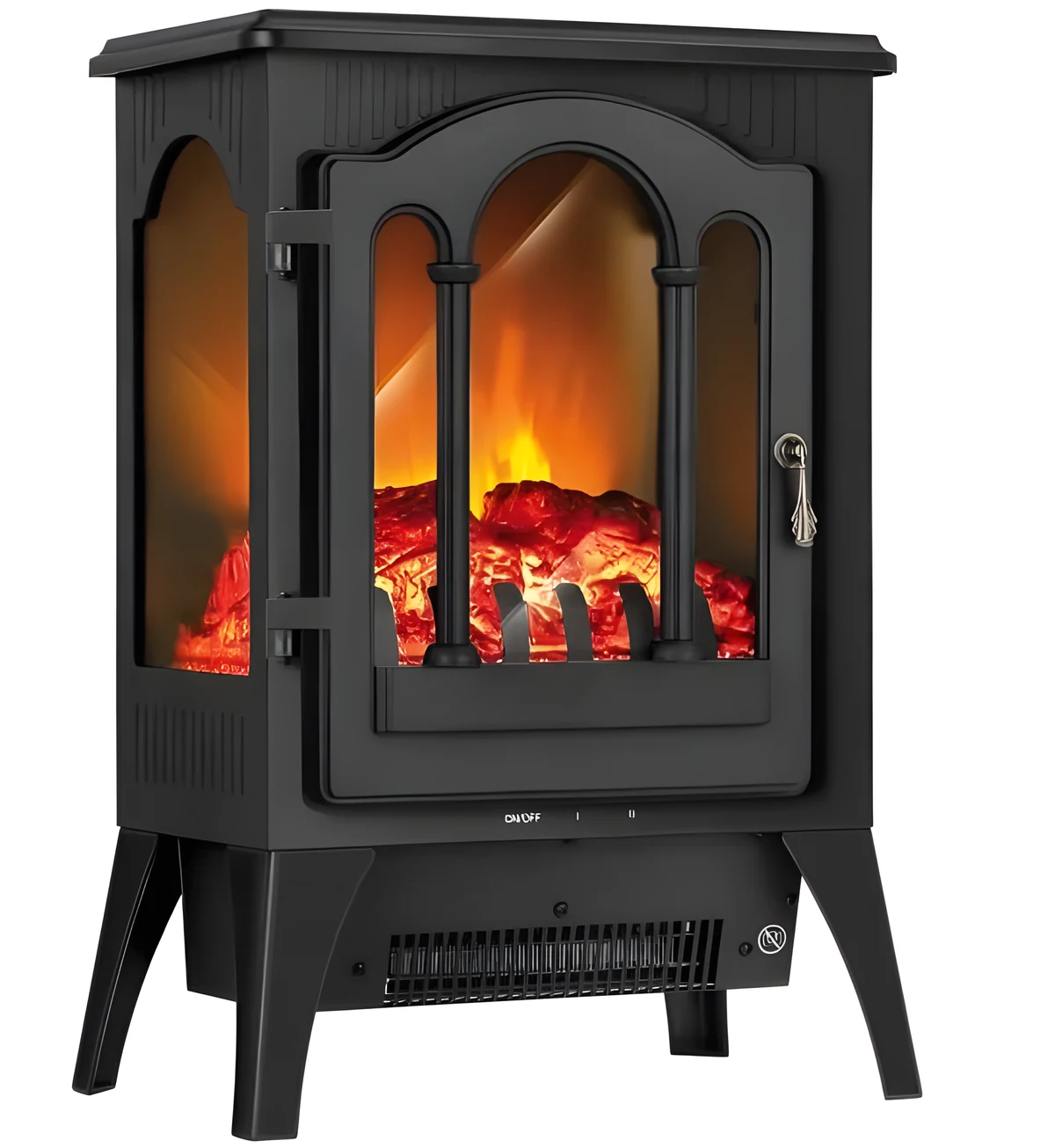 Kominek elektryczny MPM MEK-01 czarny, 1750W