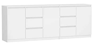 Komoda COSTA 1D3S+2D3S biała