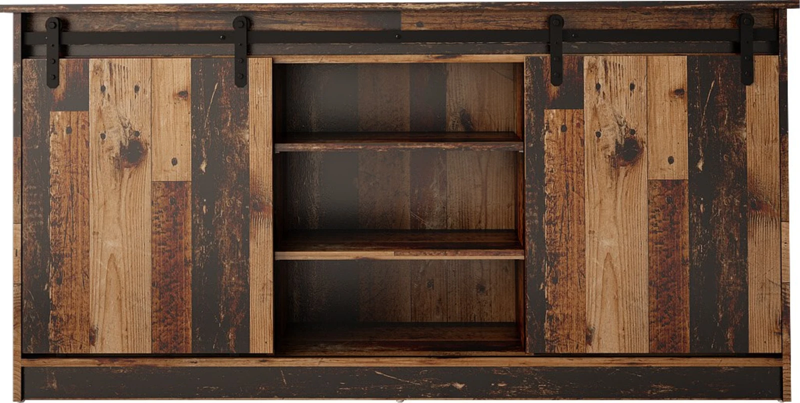Komoda GRANERO 160x80x35 cm, 2 drzwi, drewniana — zdjęcie 1 z 7
