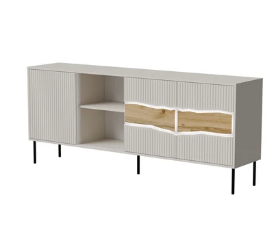 Komoda INSERTO 3D1W 190x40x80 Kaszmir z oświetleniem LED