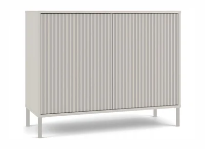 Komoda KAMARO 2D SLIM Kaszmir 4 Półki Metalowe