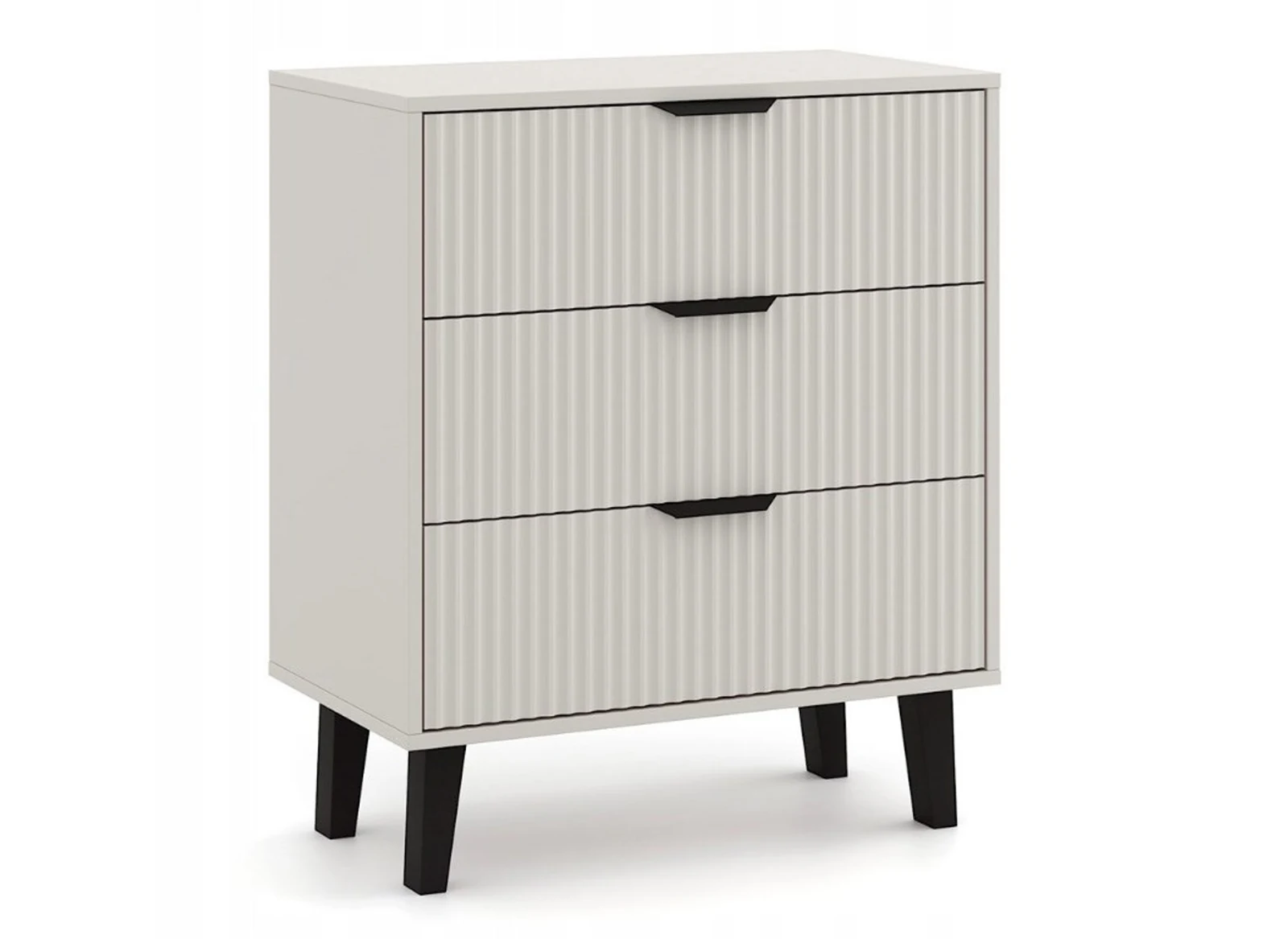 Komoda SCANDI 3S SLIM Kaszmir - Nowoczesna komoda z 3 szufladami — zdjęcie 1 z 5
