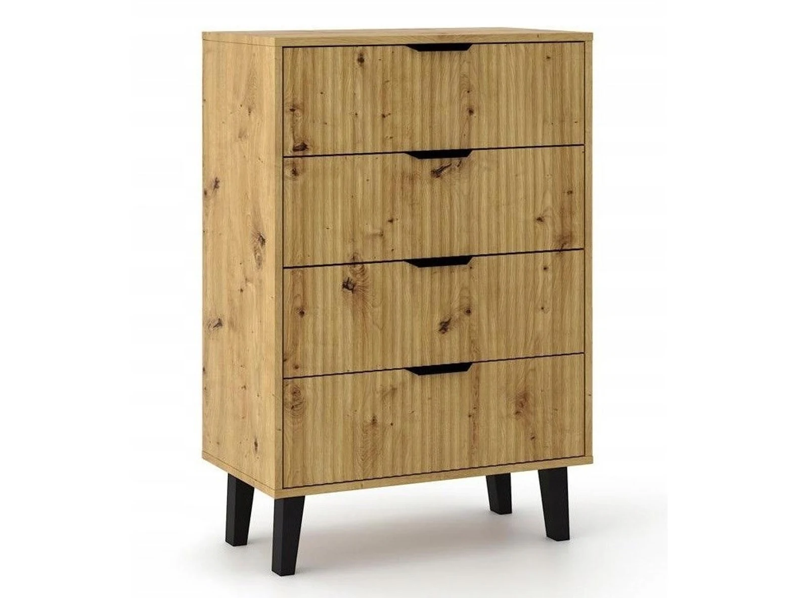Komoda SCANDI 4S SLIM Dąb Artisan — zdjęcie 1 z 5