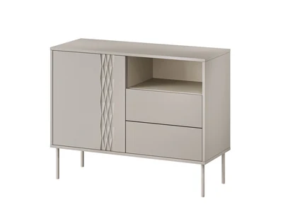 Komoda TRESSE 1D2S Kaszmirowa 100x40x75 cm