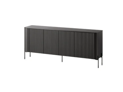 Komoda VERA 190x40x80, czarny mat