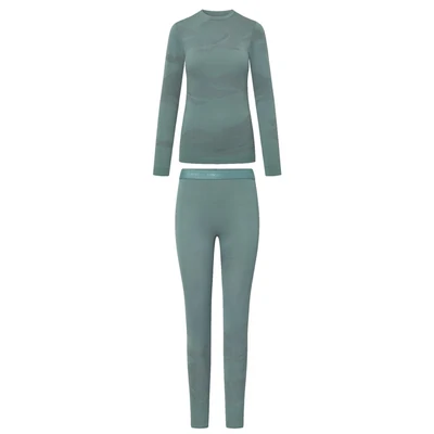 Komplet bielizny termoaktywnej Viking Gasher Merino S, zielony