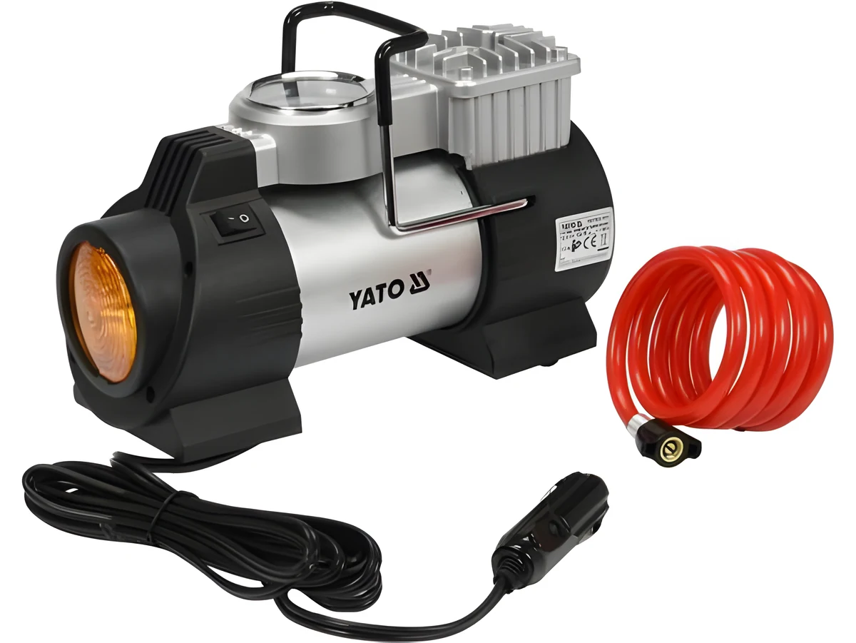 Kompresor samochodowy YATO YT-73460 z LED