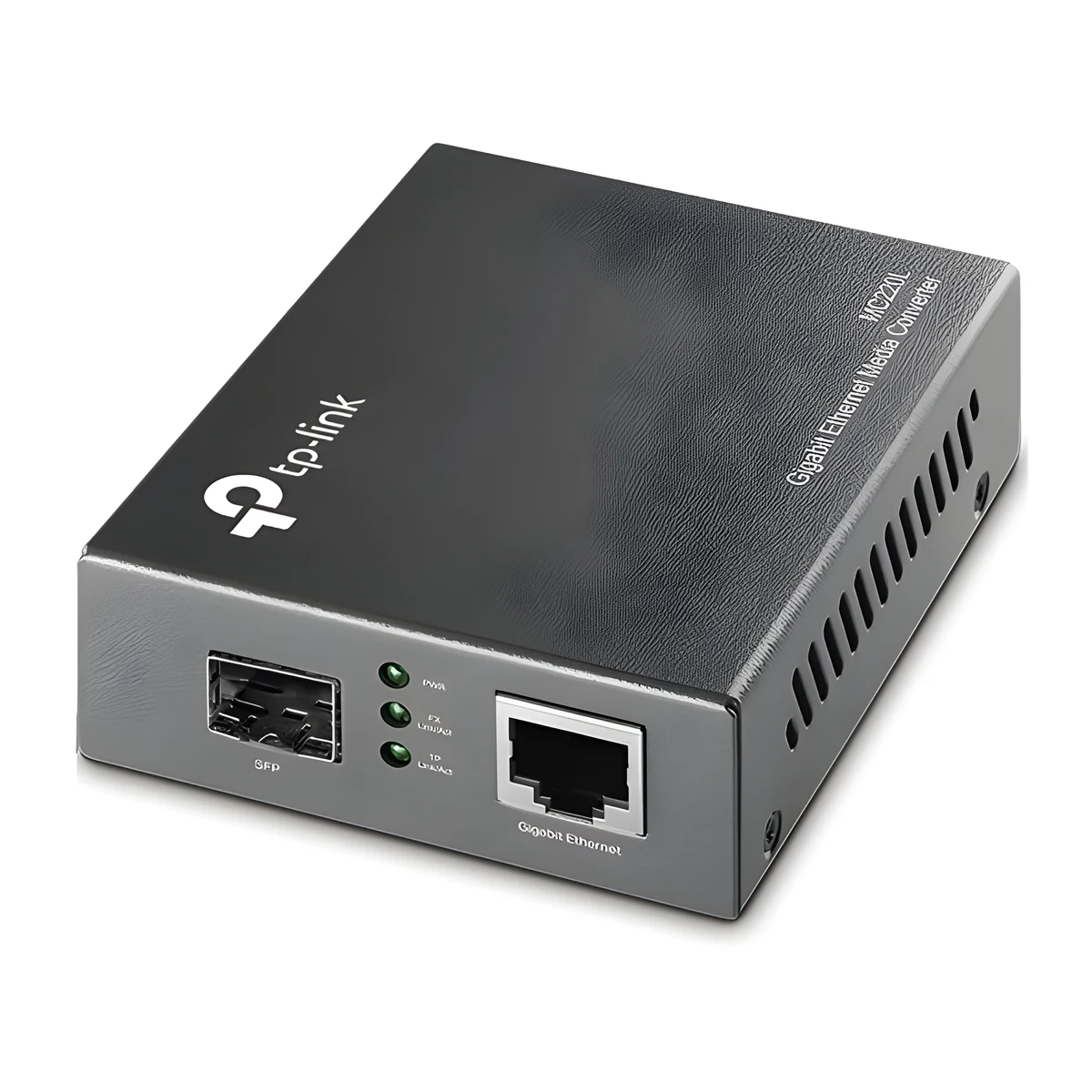 Konwerter TP-LINK MC220L - Czarny, z LED