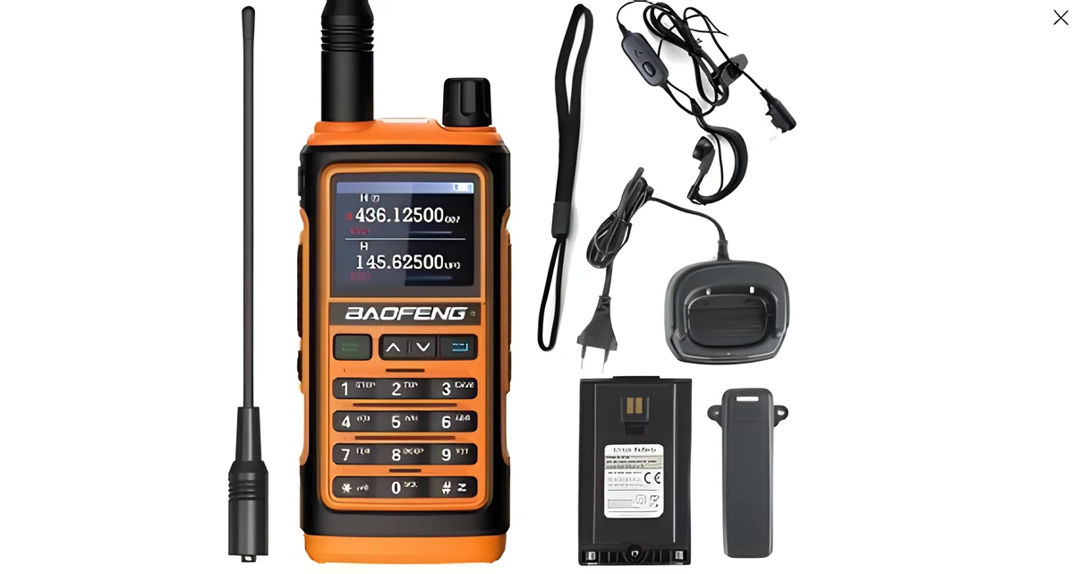 Krótkofalówka Baofeng UV-17E Pomarañczowa