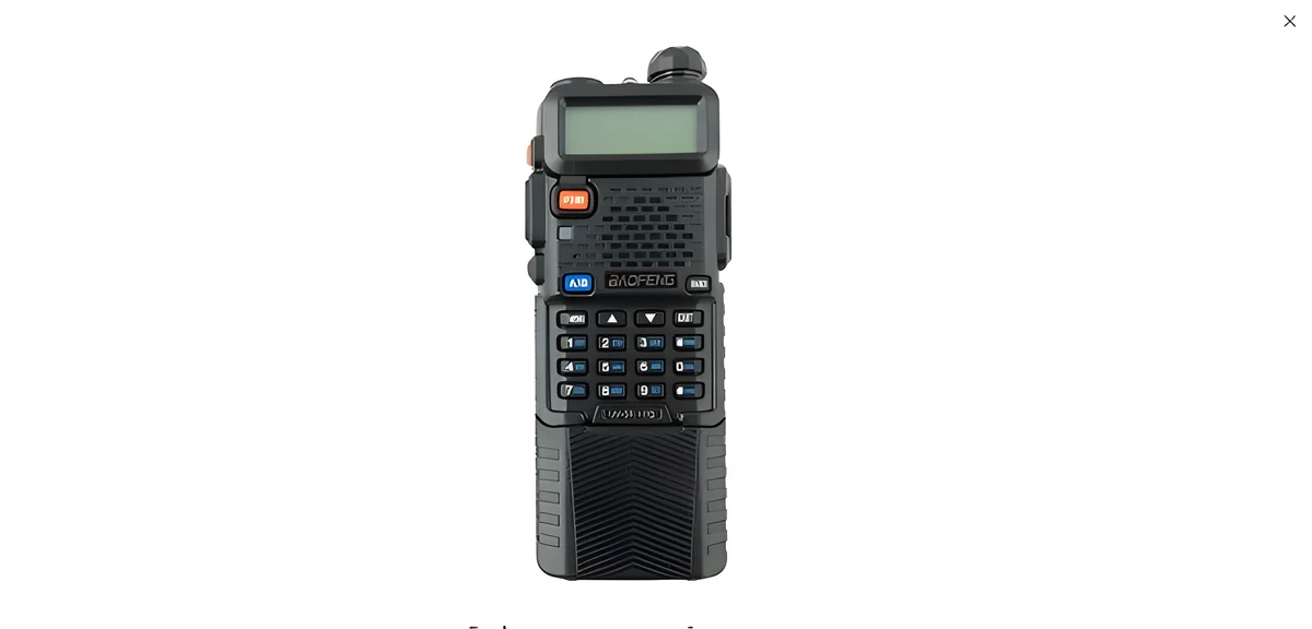 Krótkofalówka Baofeng UV-5R HTQ 3800mAh USB-C