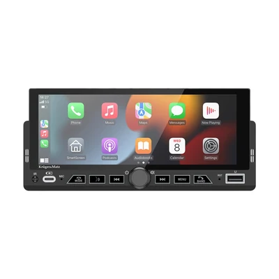 Radio samochodowe Kruger&Matz KM2017 z CarPlay/Android Auto 1DIN
