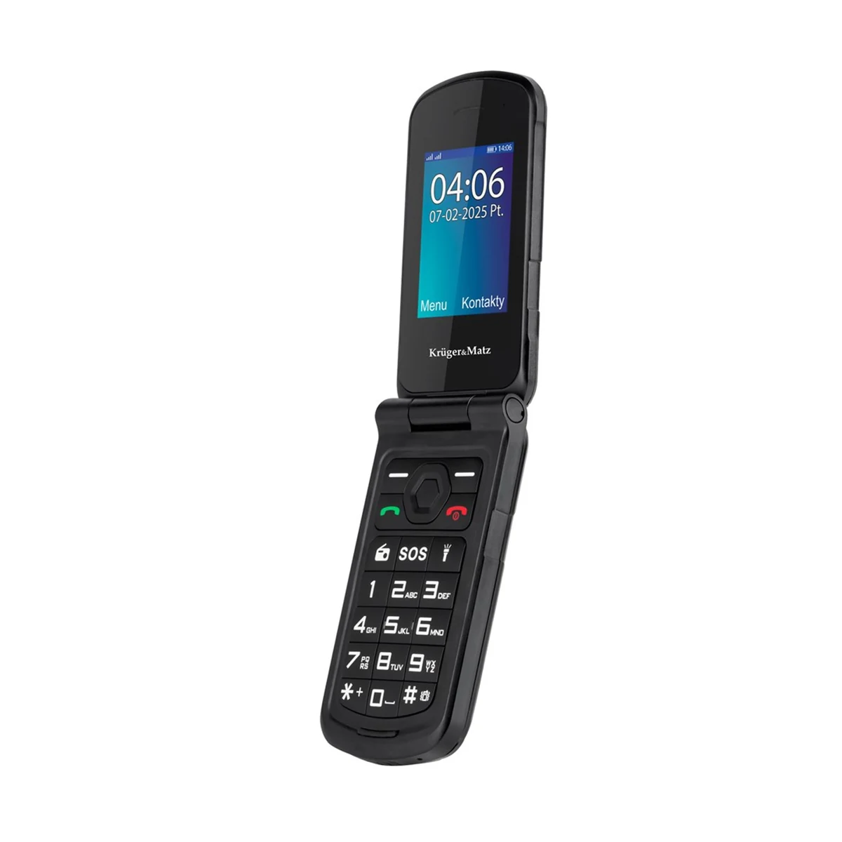 KRUGER&MATZ TELEFON IRON 5 FLIP 4G CZARNY