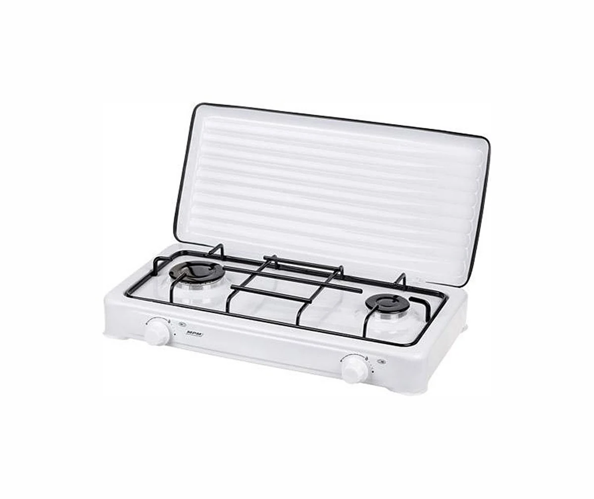 Kuchenka Gazowa Smile KN-02/1K, Biała, Dwupolowa
