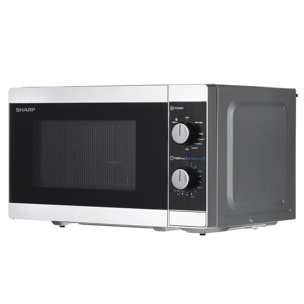 Kuchenka mikrofalowa SHARP YC-MG01E-S 800W 20l srebrna