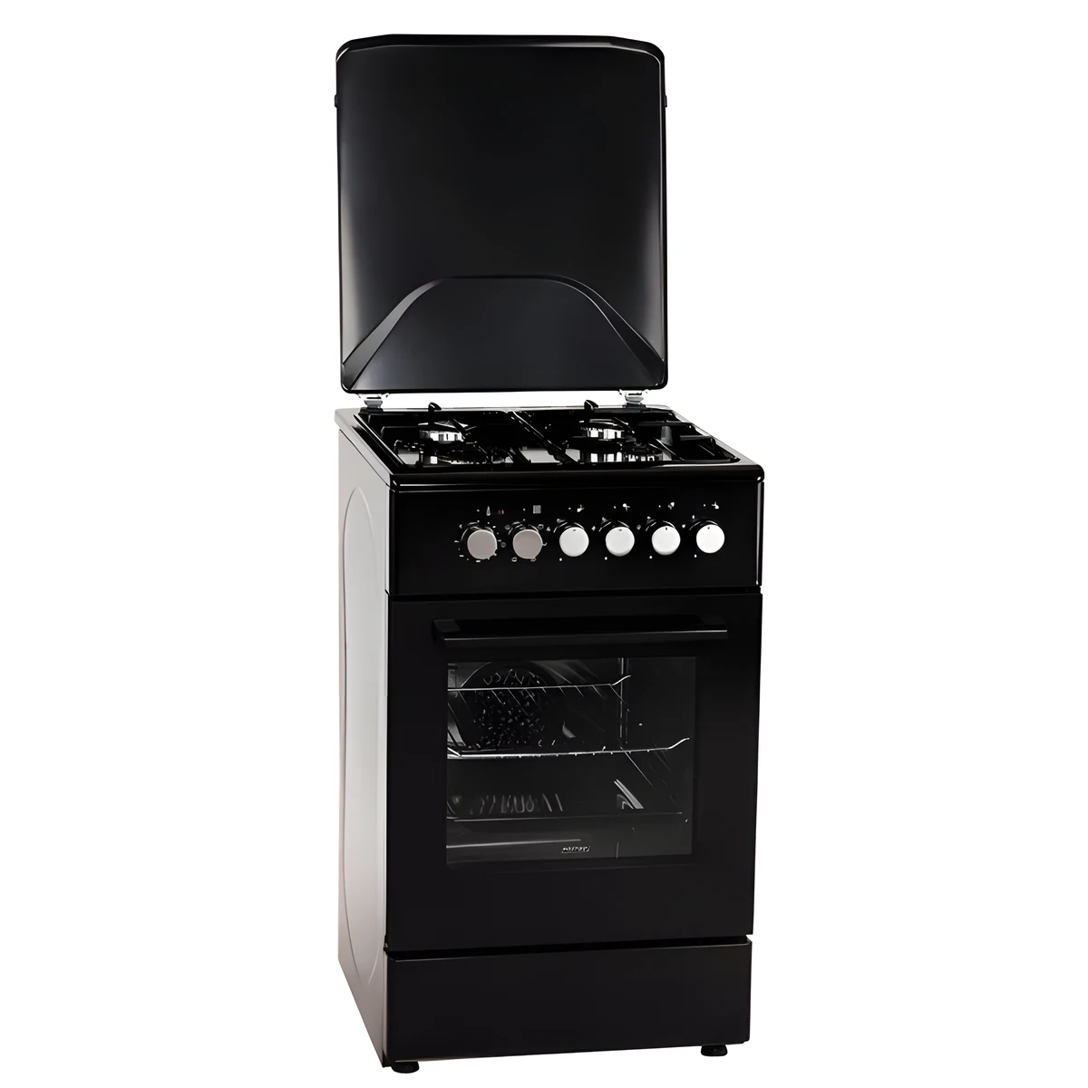 Kuchnia gazowo-elektryczna MPM-56-KGM-12B czarna 50cm