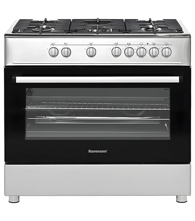 Kuchnia gazowo elektryczna Ravanson KWGE-K90A Cheff inox