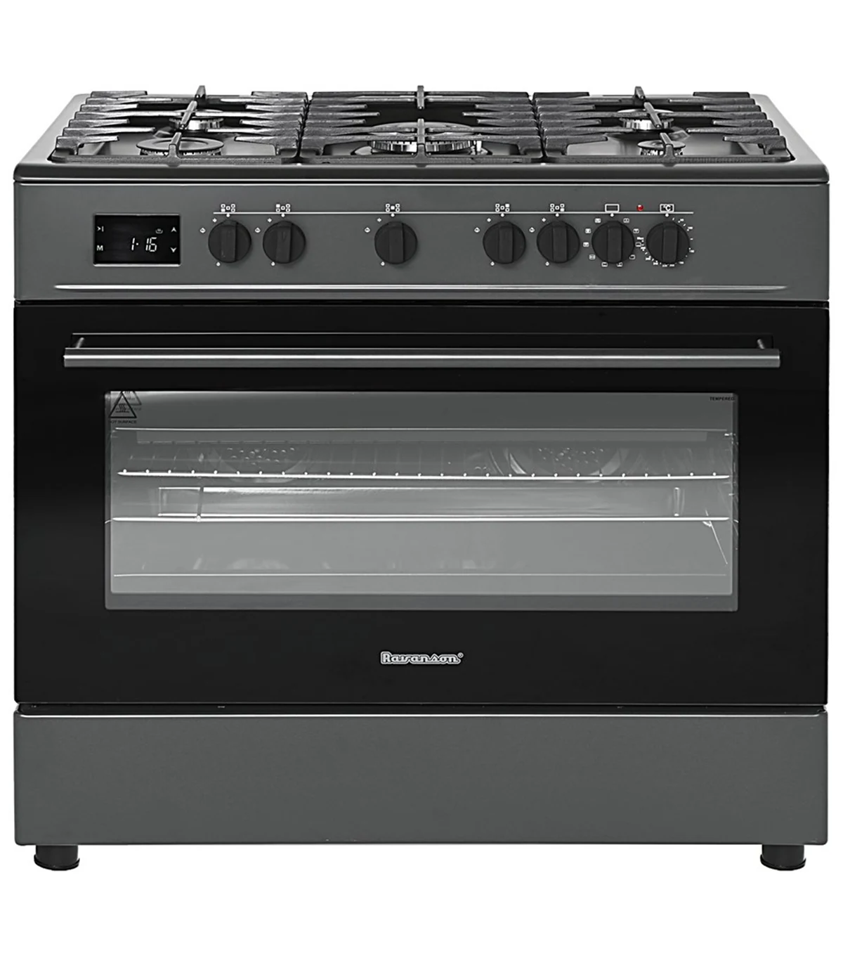 Kuchnia gazowo elektryczna Ravanson KWGE-K90A Cheff Modern Black