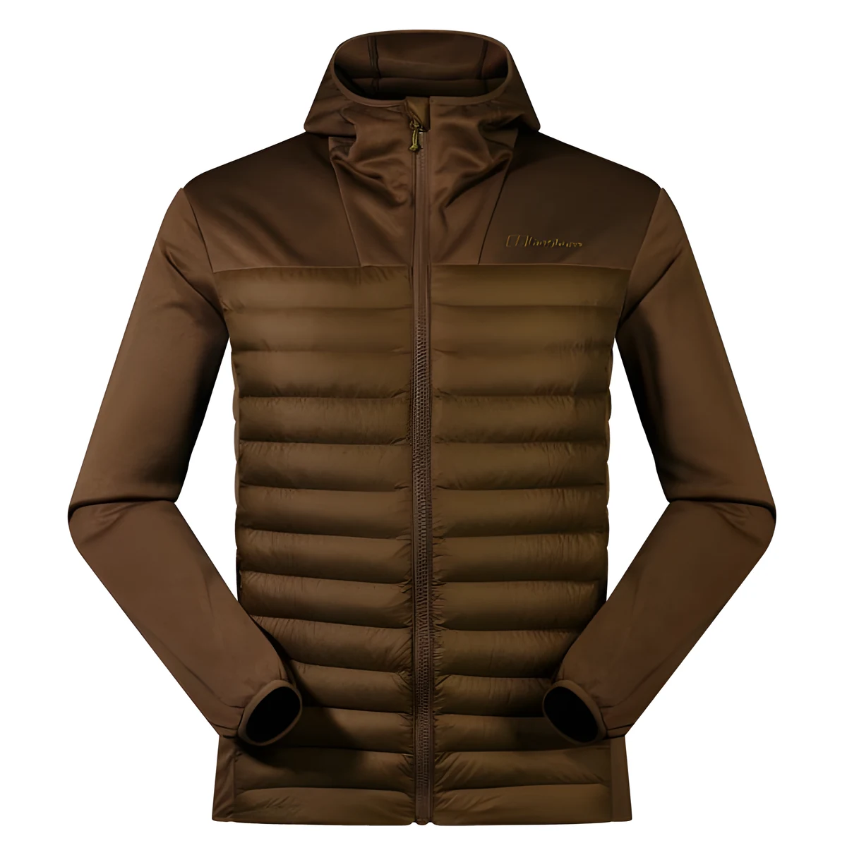 Kurtka hybrydowa Berghaus Vaskye Hooded Hybrid M brązowa