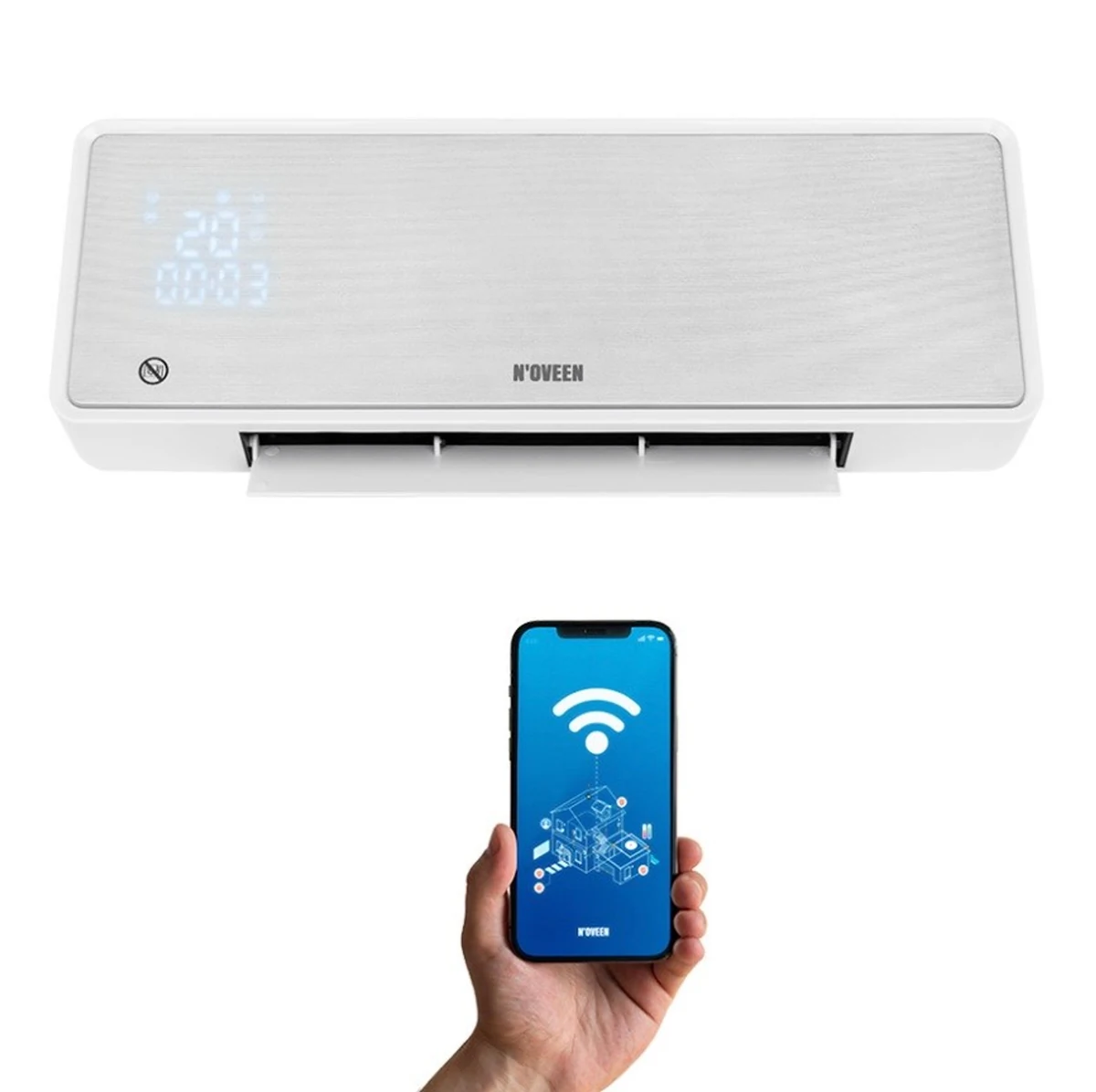 Kurtyna grzewcza Noveen HC3299 TUYA WiFi SMART pilot LED IP23