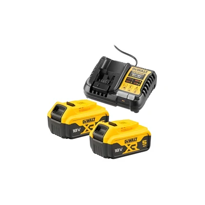 Ładowarka do akumulatorów DEWALT DCB1104 + 2x Akumulator 5Ah DCB1104P2
