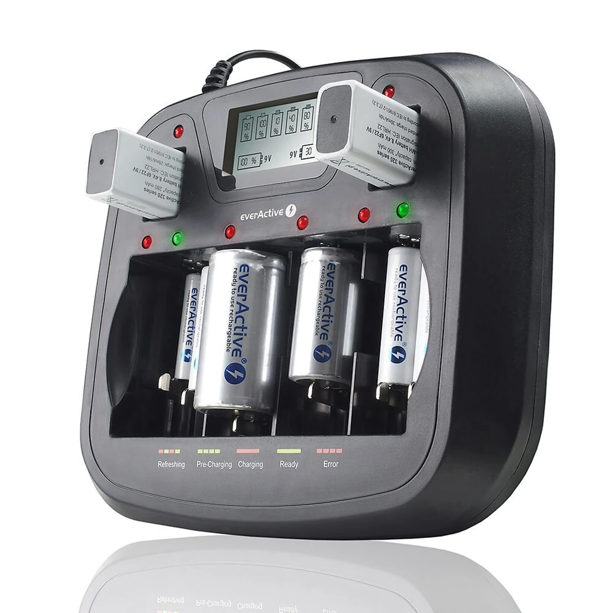 Ładowarka everActive NC900U - 6 Baterii
