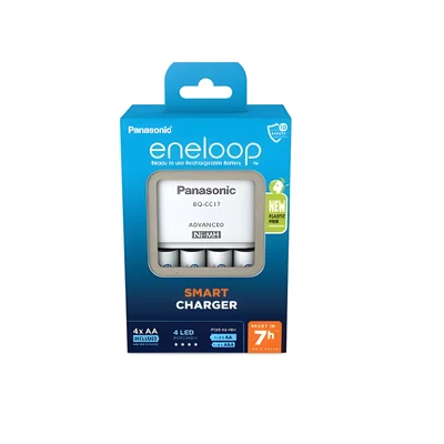 ŁADOWARKA PANASONIC SMART + 4x AA ENELOOP 2000 mAh