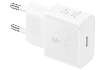 Ładowarka sieciowa Samsung 25W USB-C, biała, z kablem 1m, szybkie ładowanie