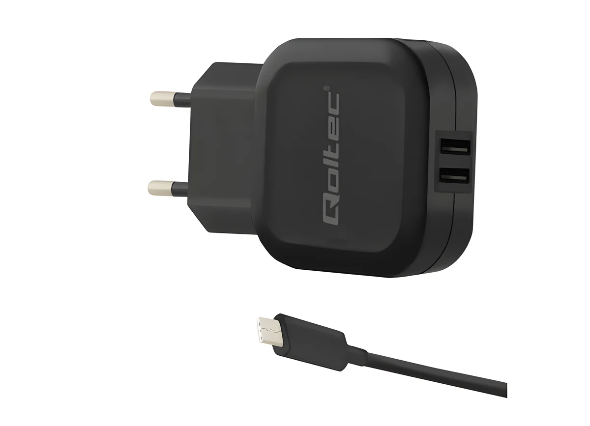 Ładowarka sieciowa Qoltec 50188, 17W, USB, USB-C