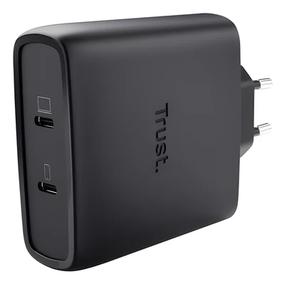 Ładowarka sieciowa Trust MAXO GaN 100W z 2 portami USB-C